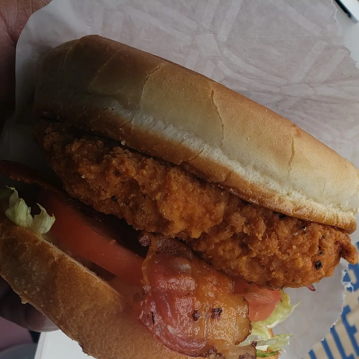 Spicy Chicken Sandwich Combo with Bacon