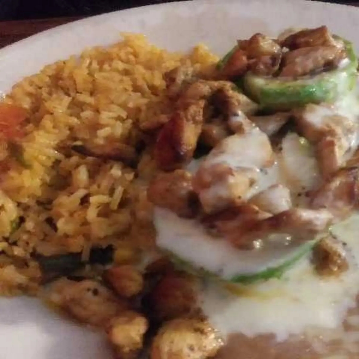 Chori-Pollo Con Shrimp