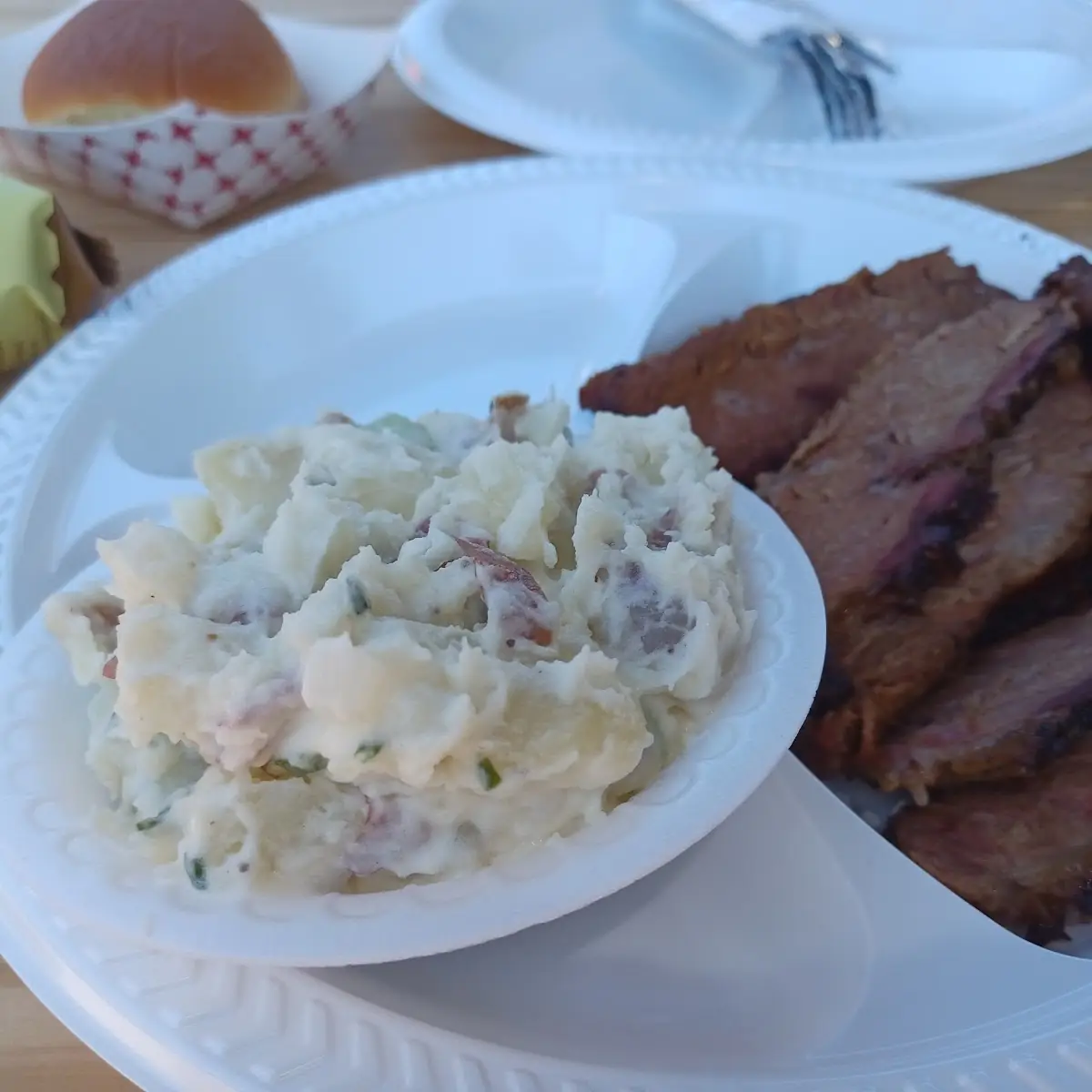 Beef Brisket and Potato Salad