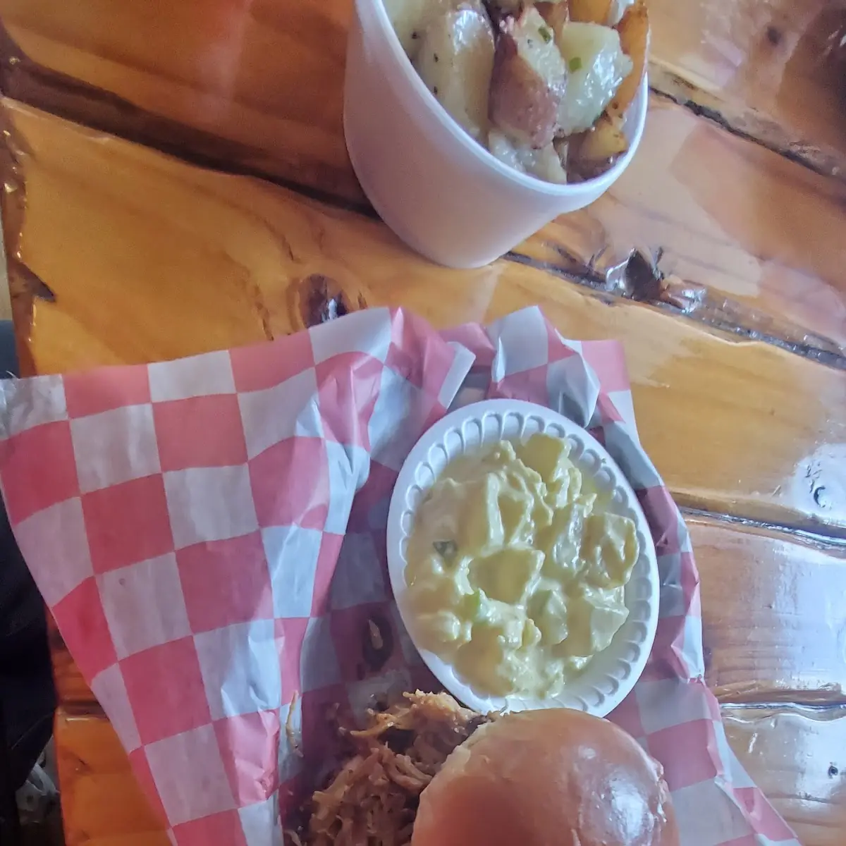 Pulled Pork and Potato Salad