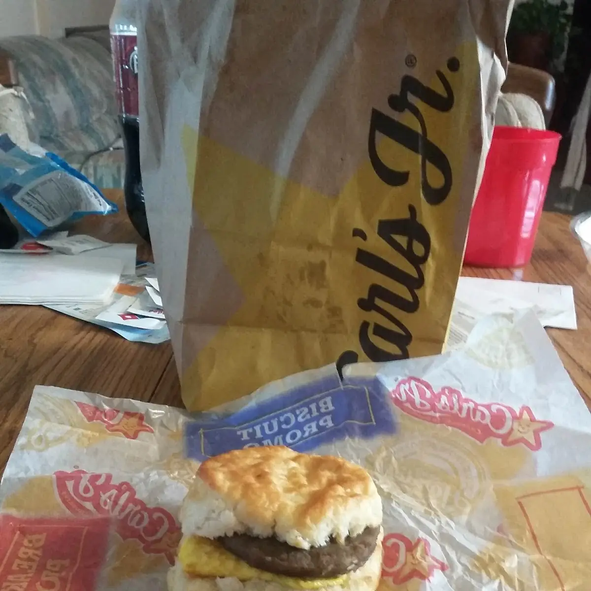 Egg Biscuit Andouille Sausage