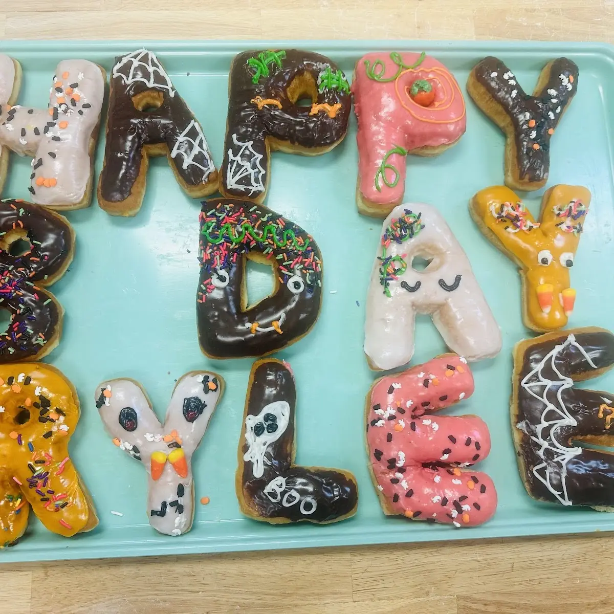 Happy Birthday Donuts 24 hr Notice to Make
