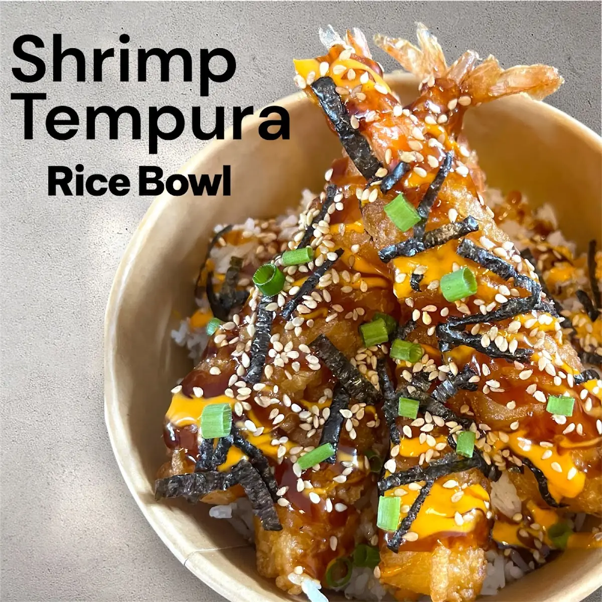 Shrimp Tempura Rice Bowl