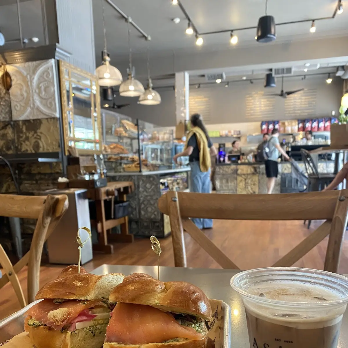 Smoked Salmon Breakfast Sandwich