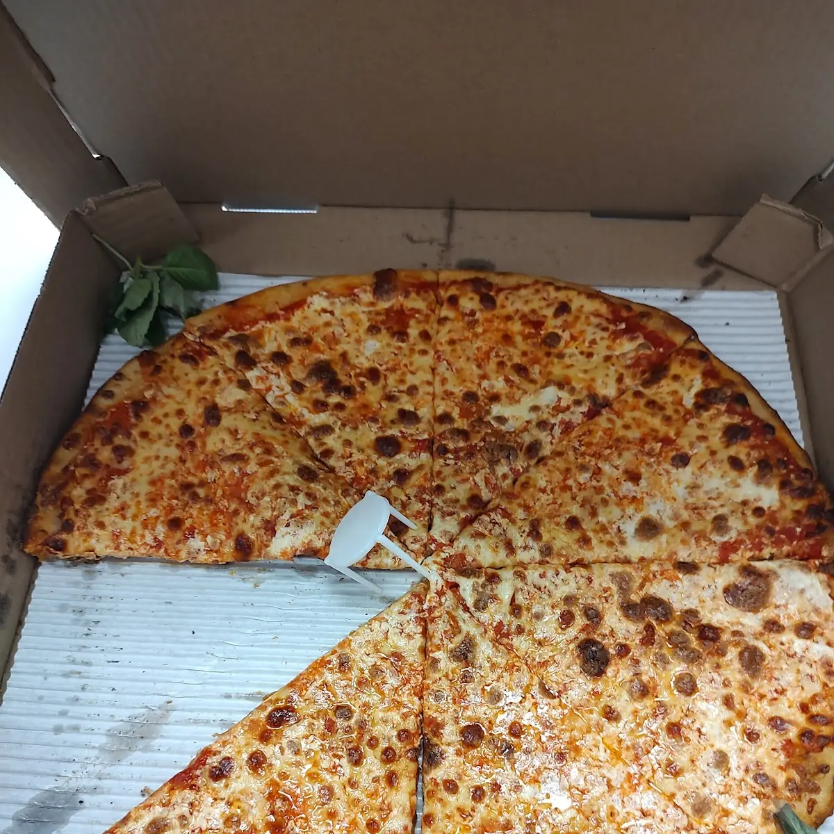 Square White Pizza