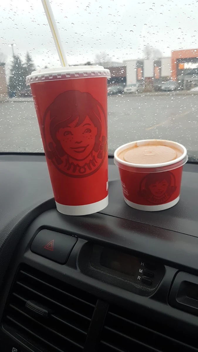 Cream Sicle Coke with a Small Chilli, Wendy's