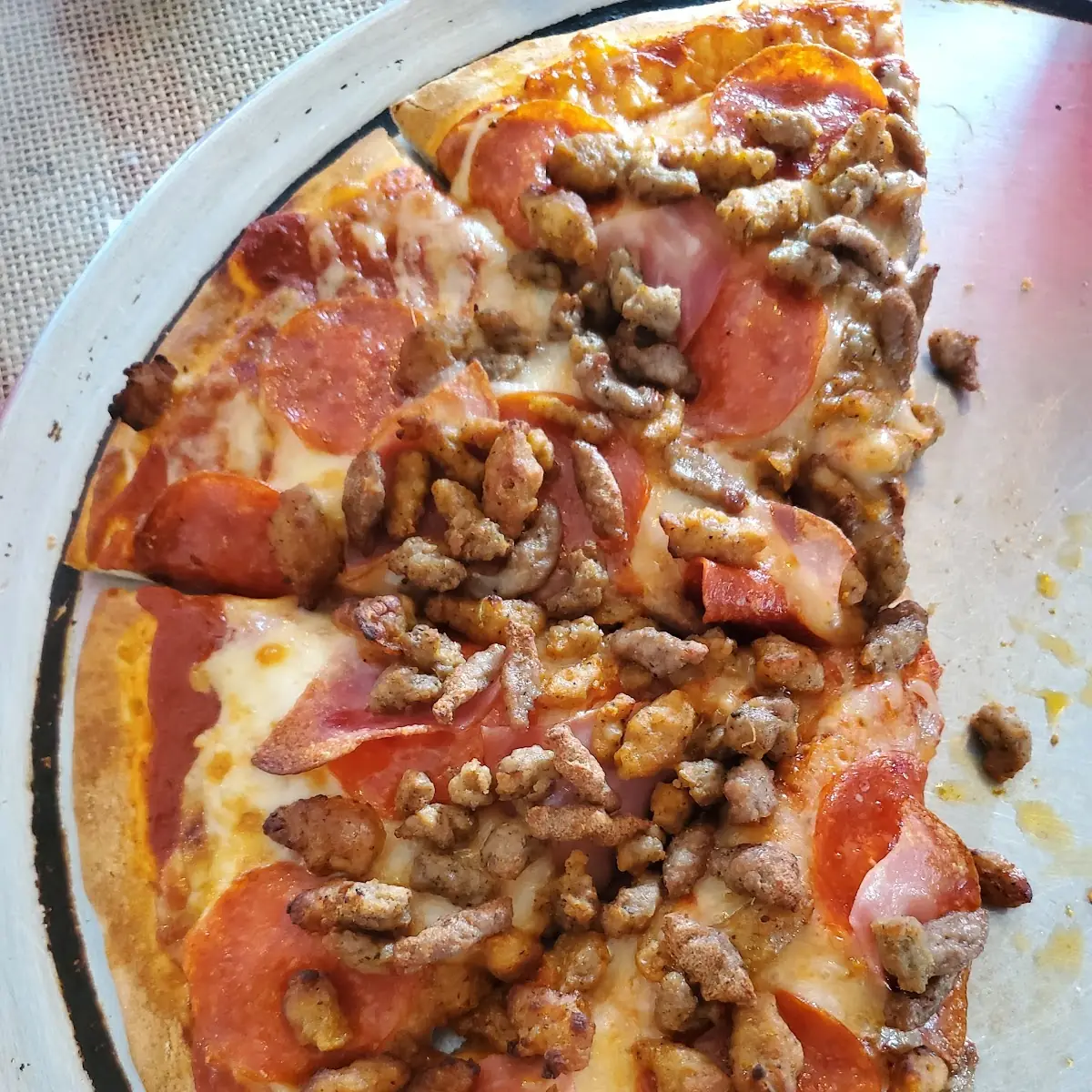 7 All Meat Pizza