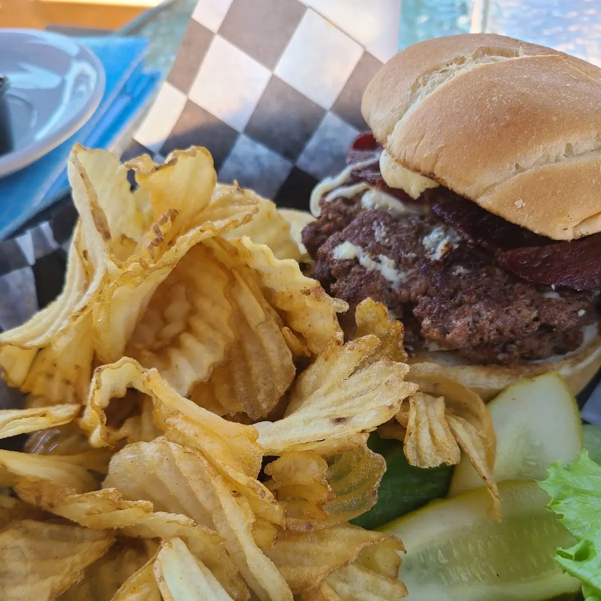Black and Blue Burger