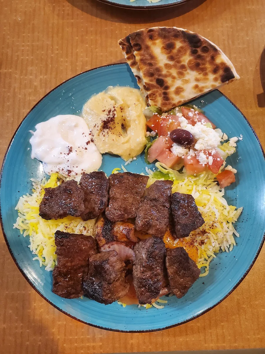 Beef Kabob Plate