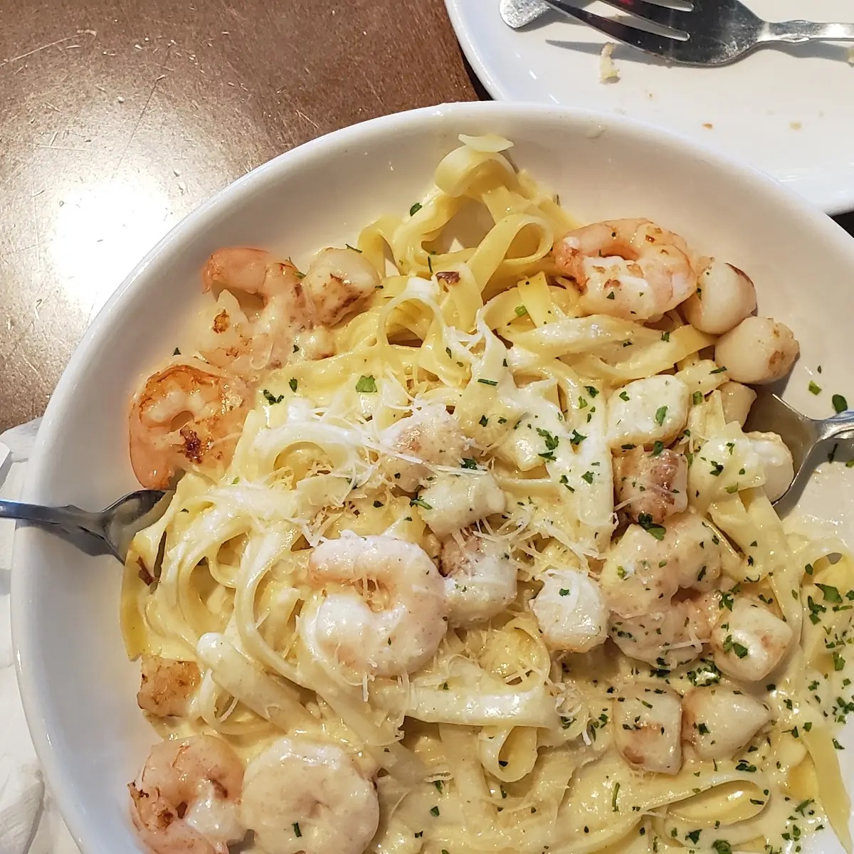 Chicken Shrimp Alfredo