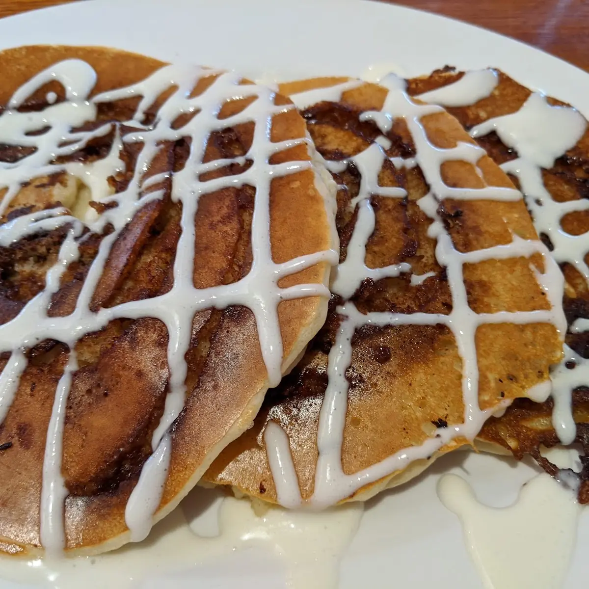 Cinnamon Roll Pancakes