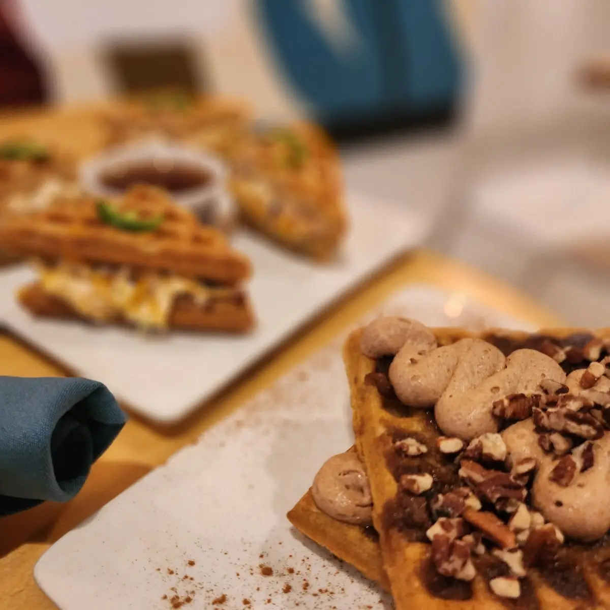 Lemon Blueberry Waffle