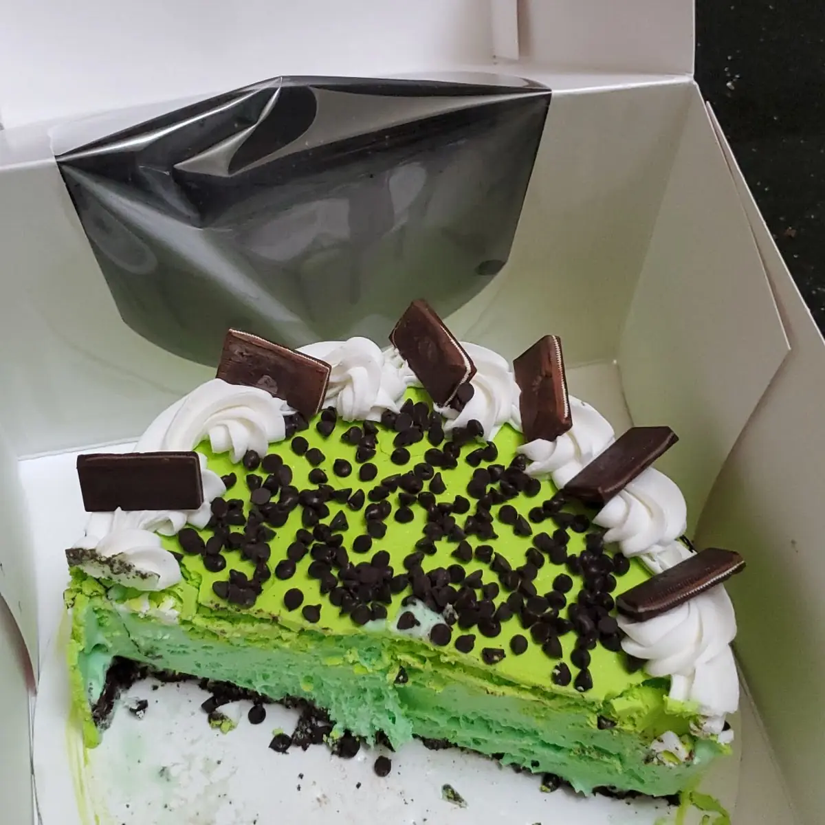 Mint Chocolate Meltdown Ice Cream Cake