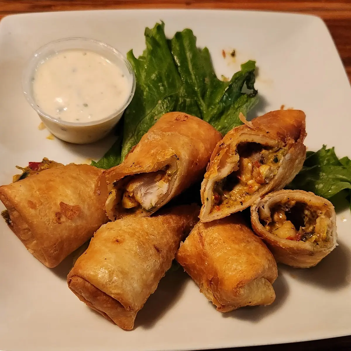 Southwestern Egg Rolls with Chipotle Sauce