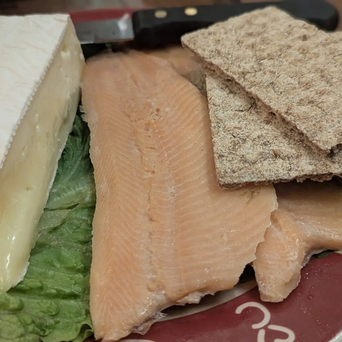 Brie and Smoked Trout
