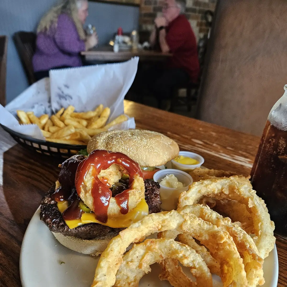 Rodeo Burger with Rings