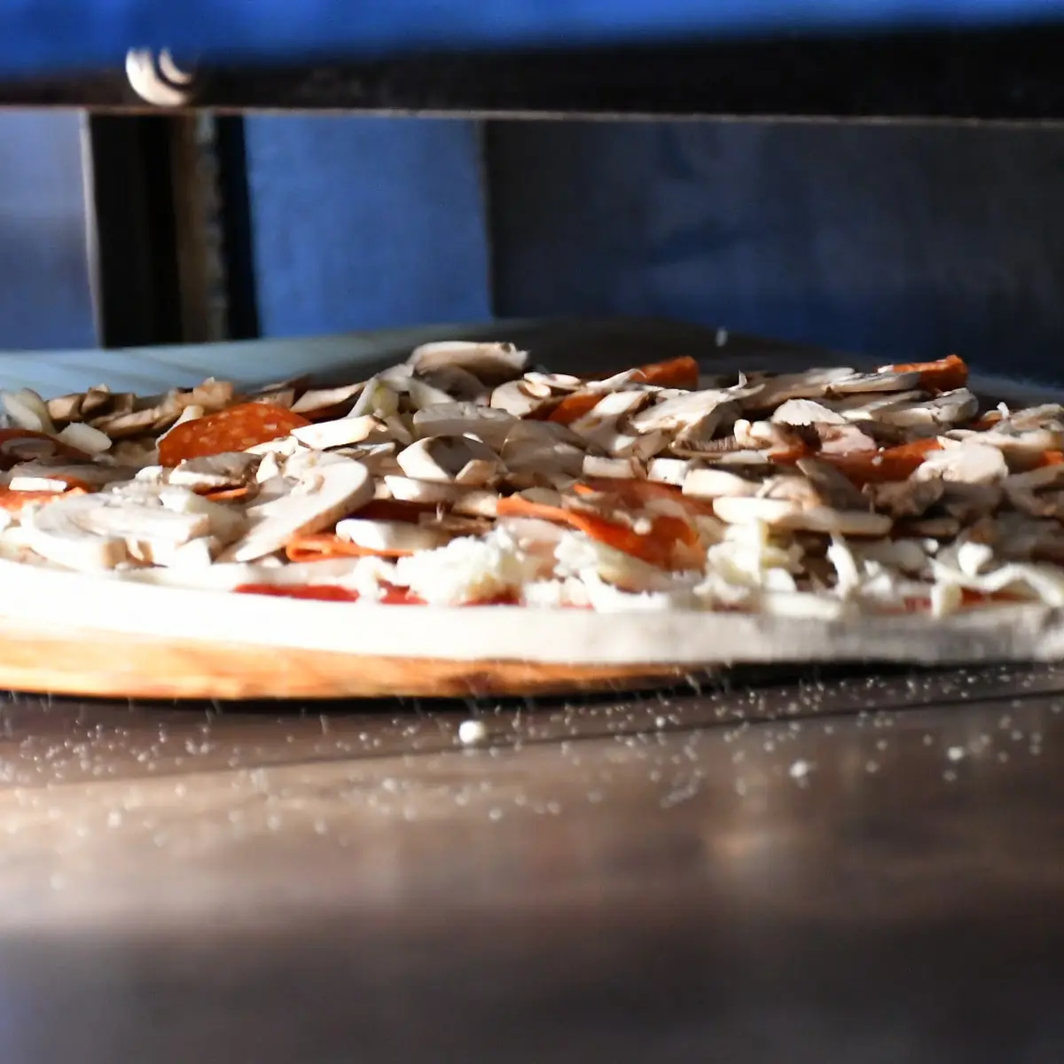Pepperoni and Mushroom Pizza