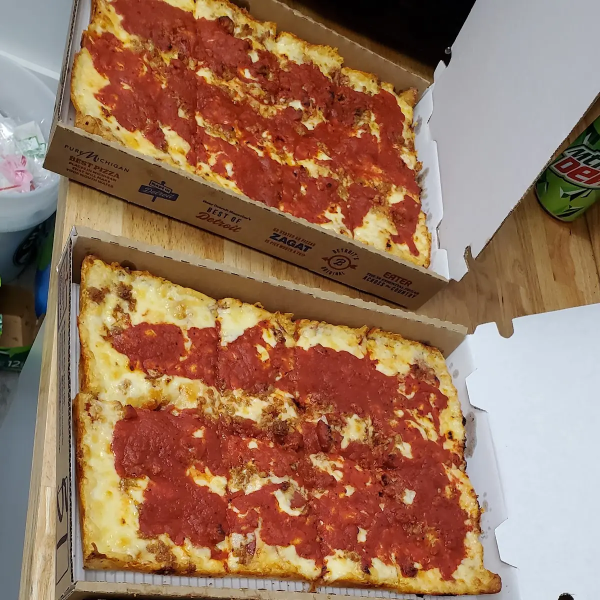 Large Pepperoni and Sausage Pizza