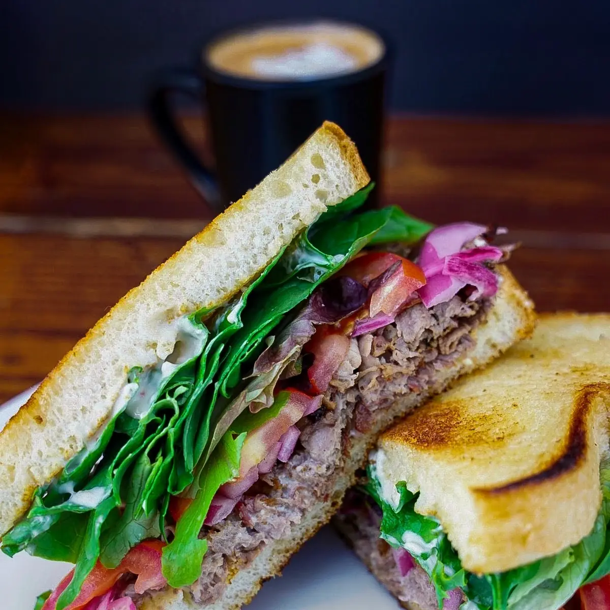 Roast Beef and Bleu Cheese Sandwich