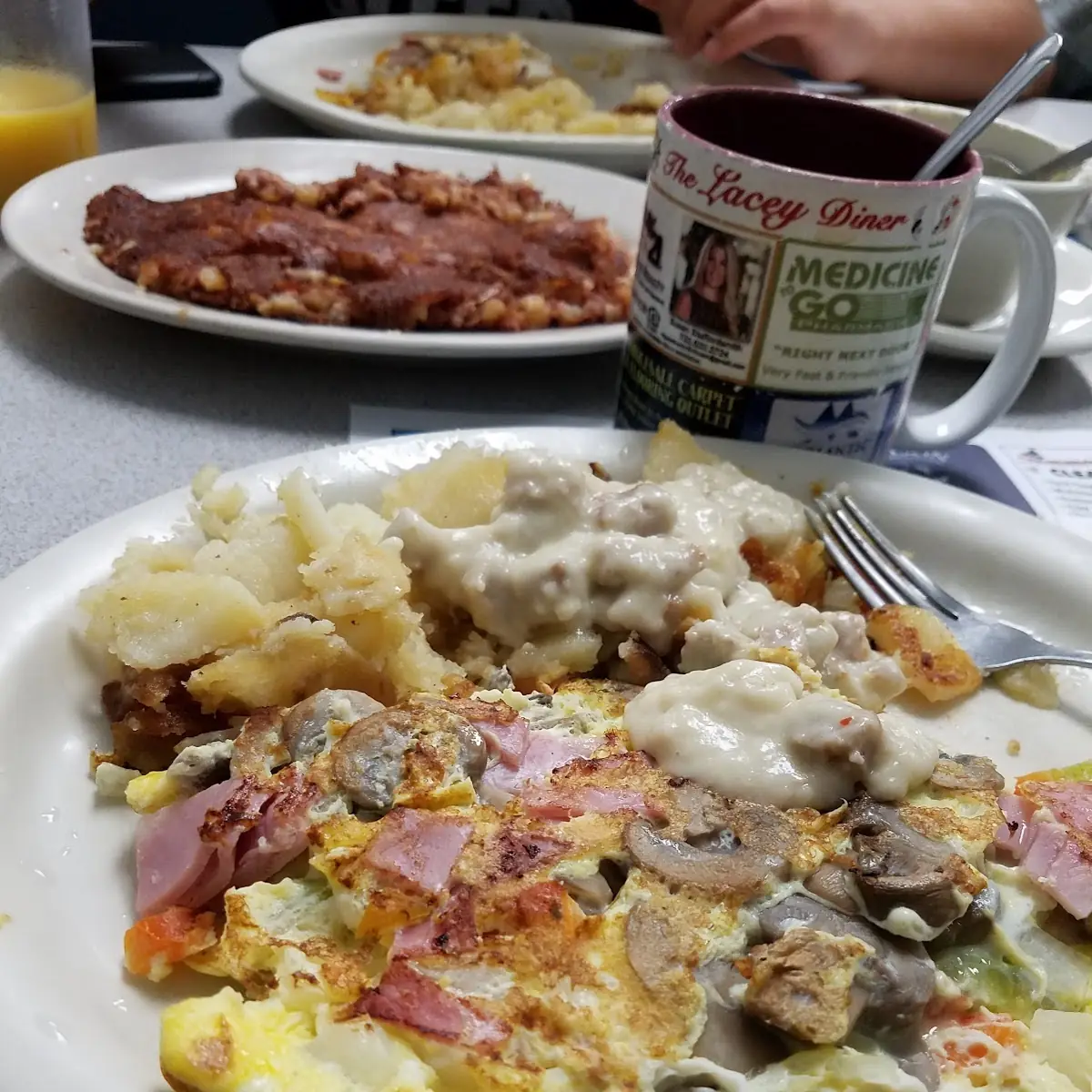 Corned Beef Hash Omelet