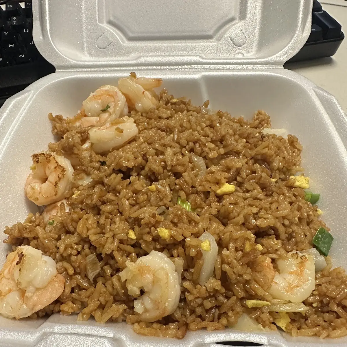 Pepper Steak Egg Roll & Pork Fried Rice