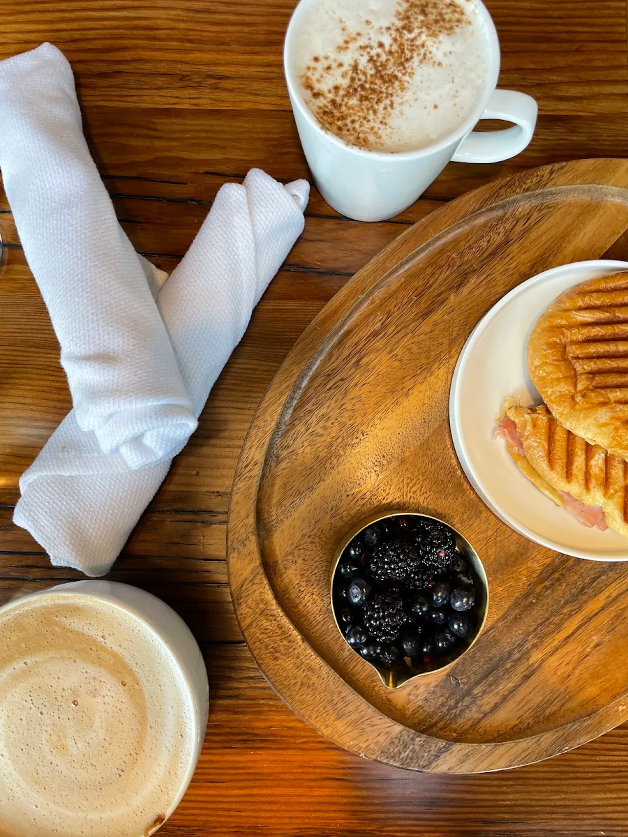 Ham and Cheese Croissant Sandwich