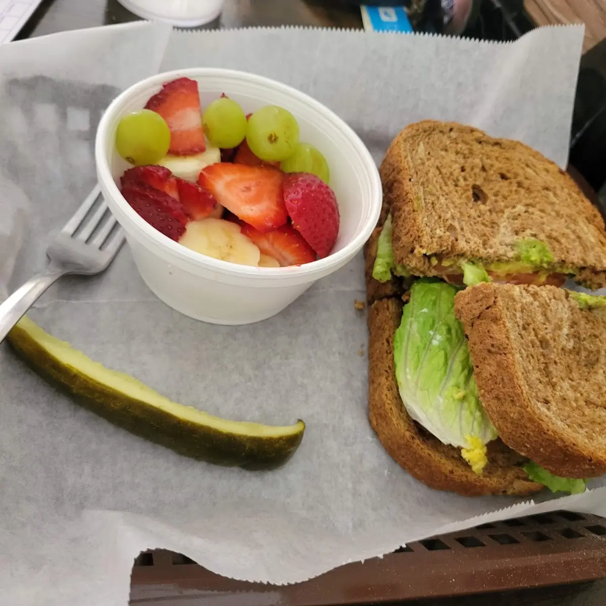 blt and Fresh Fruit