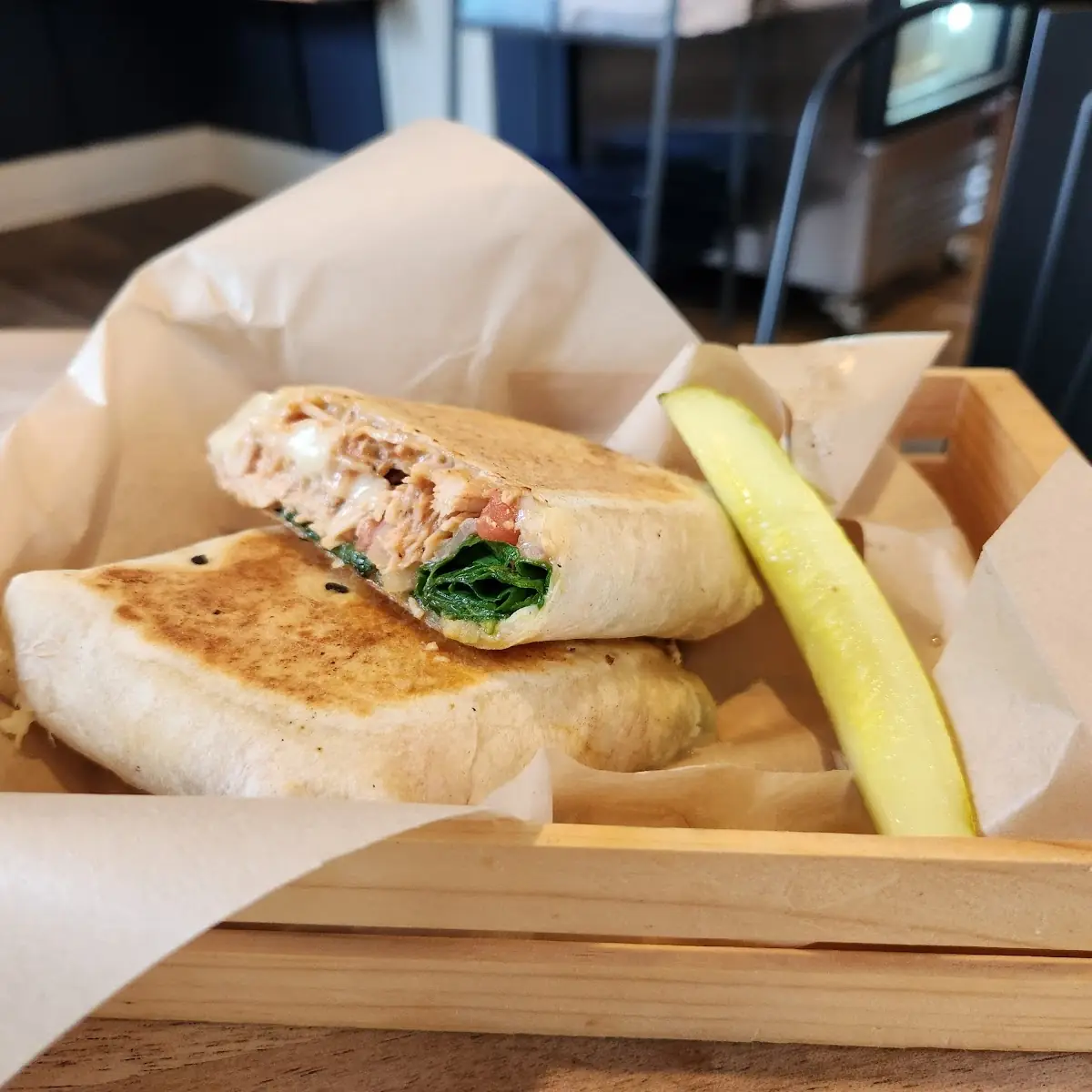 Pulled BBQ Chicken Wrap