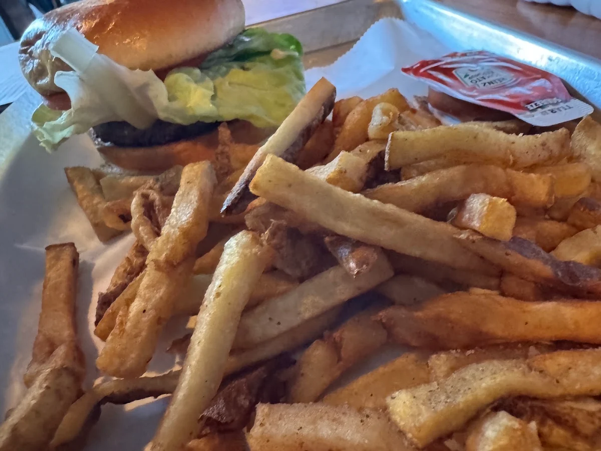 Burger and Fries