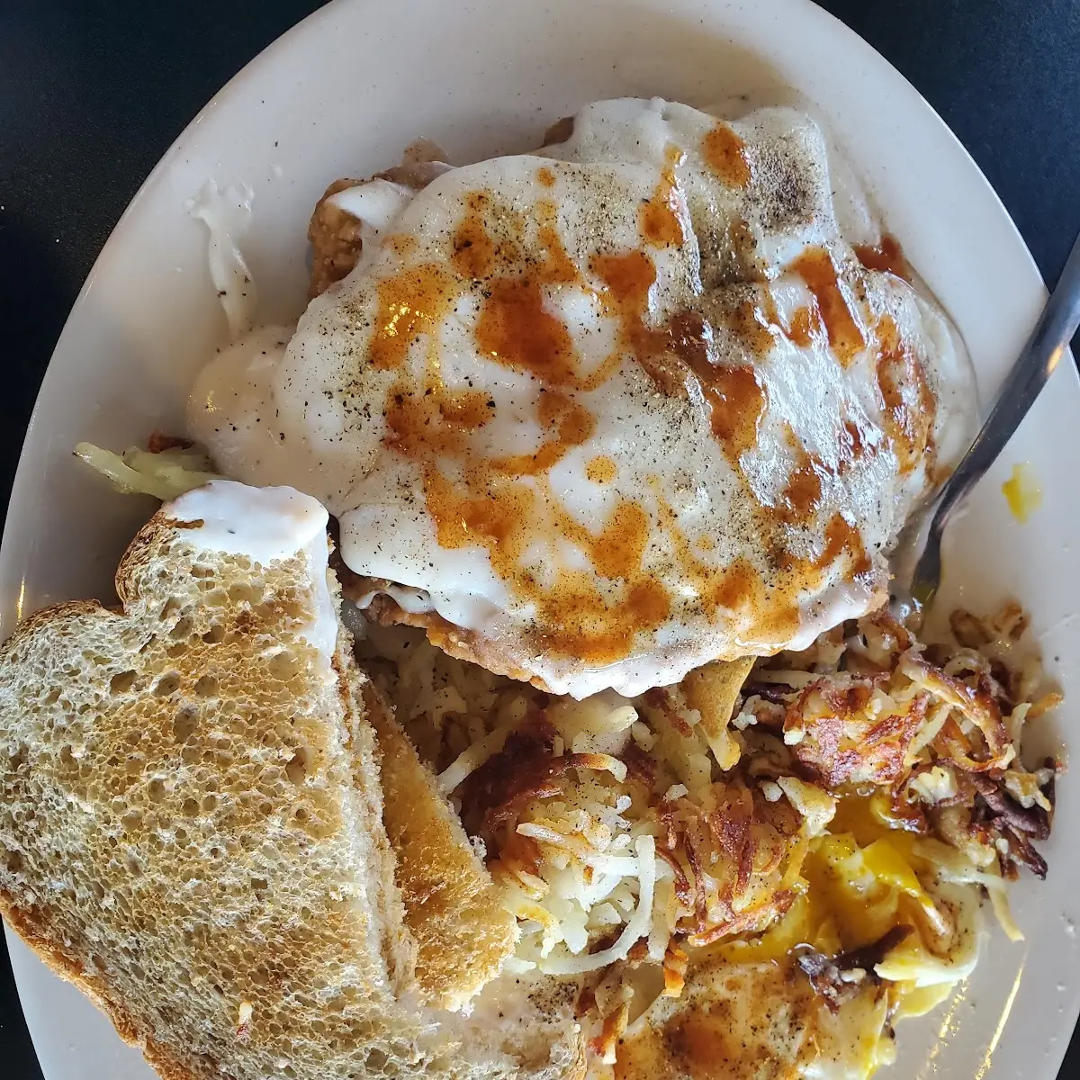 Chicken Fried Steak Breakfast