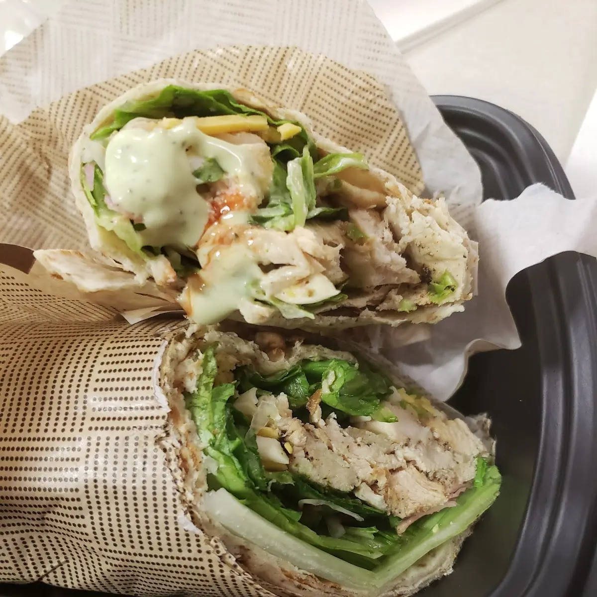 Grilled Chicken Cool Wrap