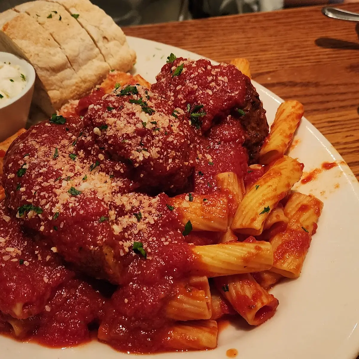Beef Braciole with Rigatoni Bolognese