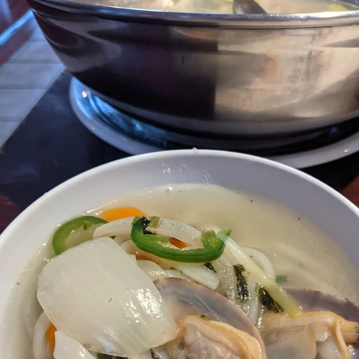 Hand Cut Noodles with Clams