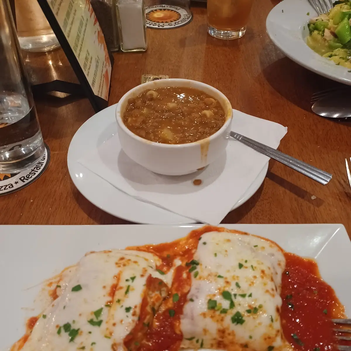 Eggplant Rollatini and Lentil Soup