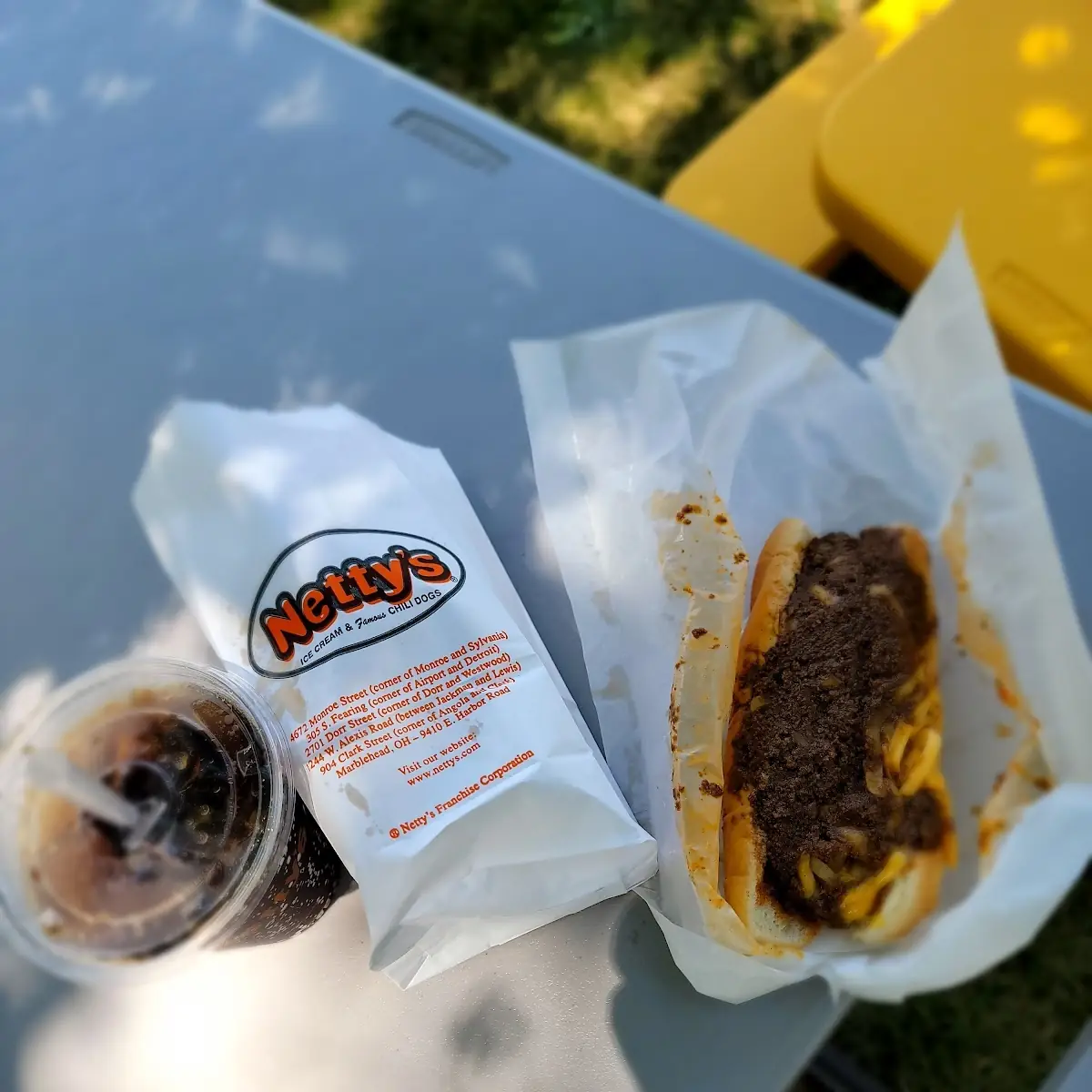 Chili Dog with Everything