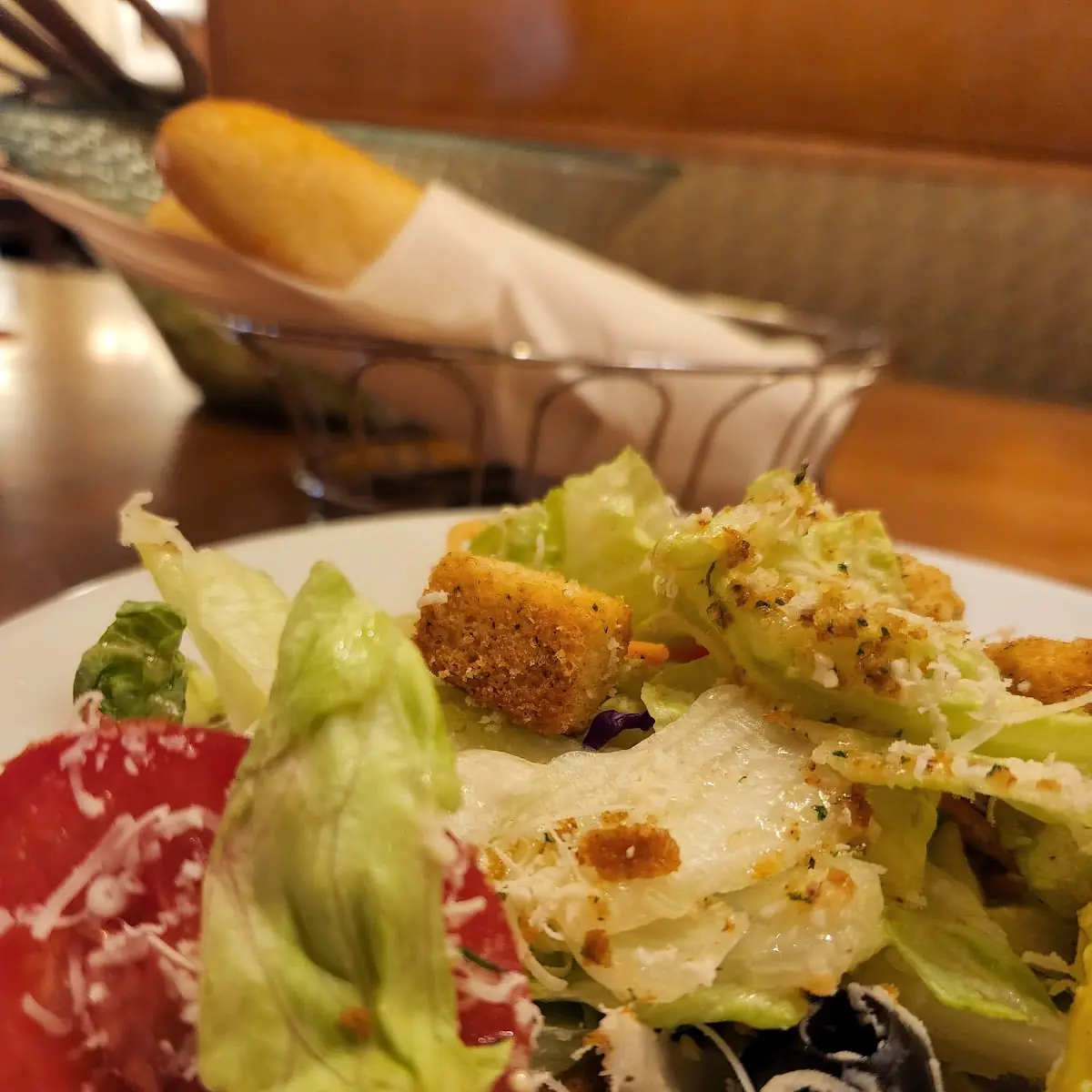 House Salad and Breadsticks