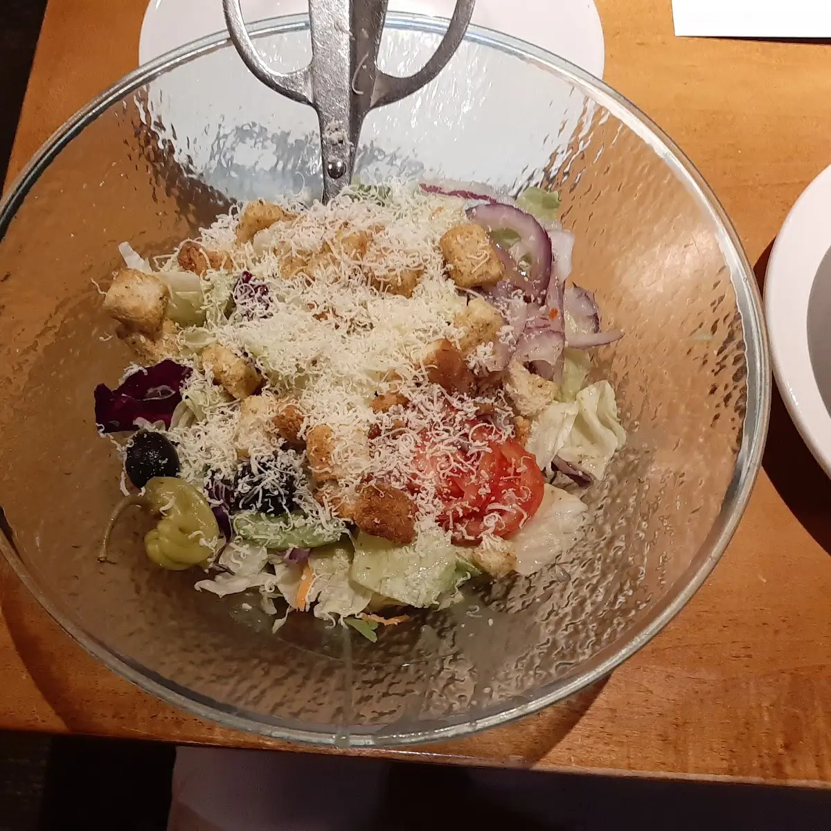 Salad and Bread Sticks