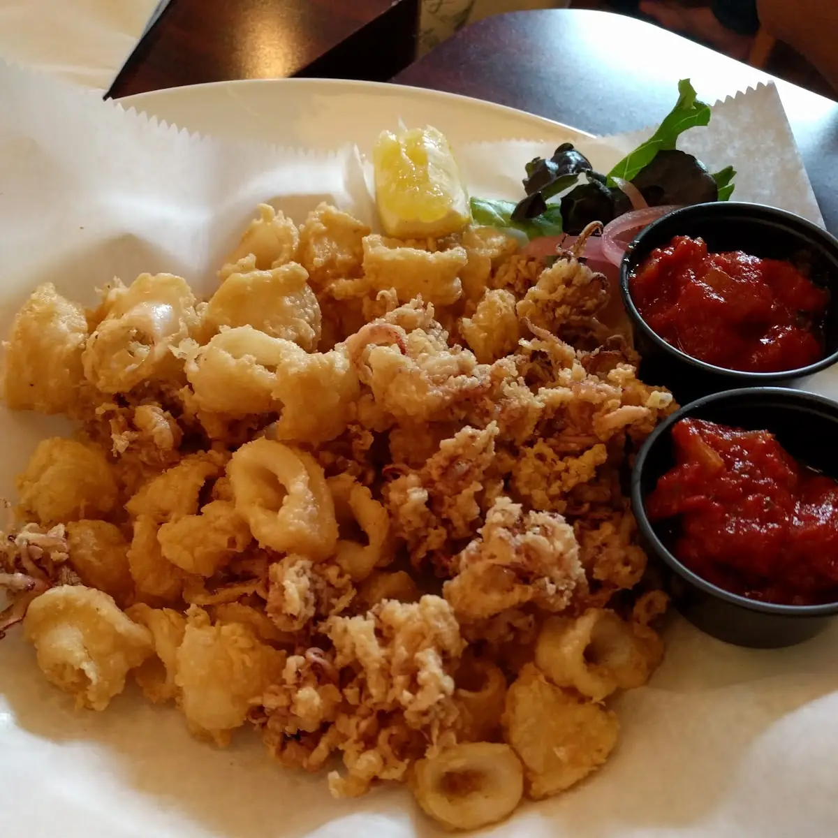 Crispy Calamari with Marinara