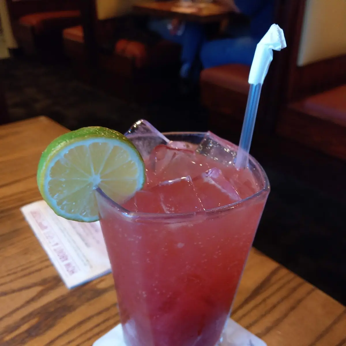 Raspberry Lime Sparkling Refresher
