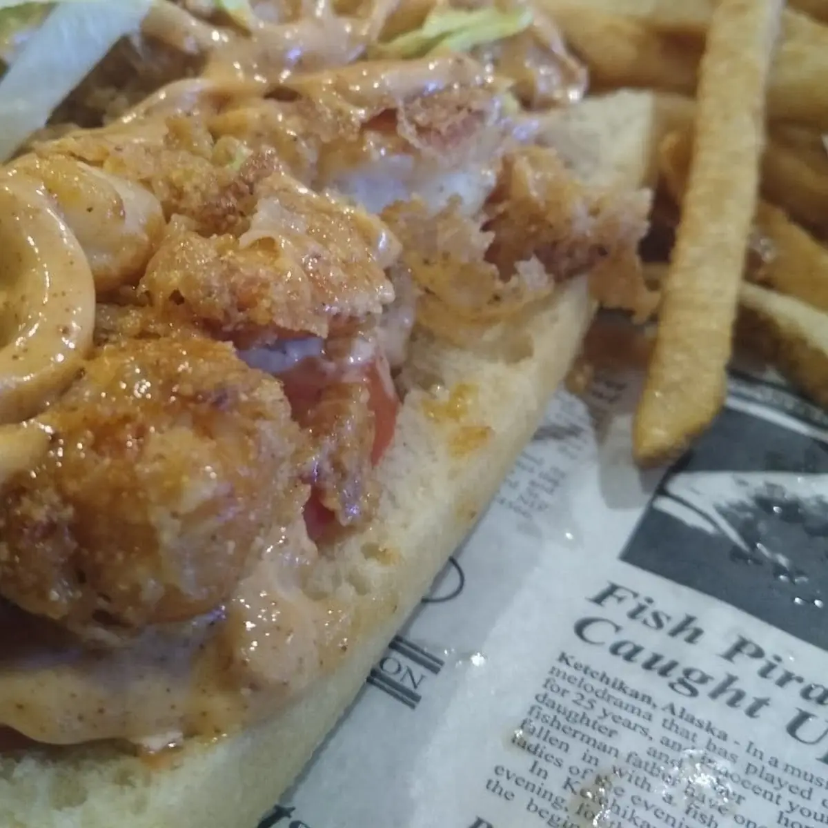 Fried Chicken PO Boy