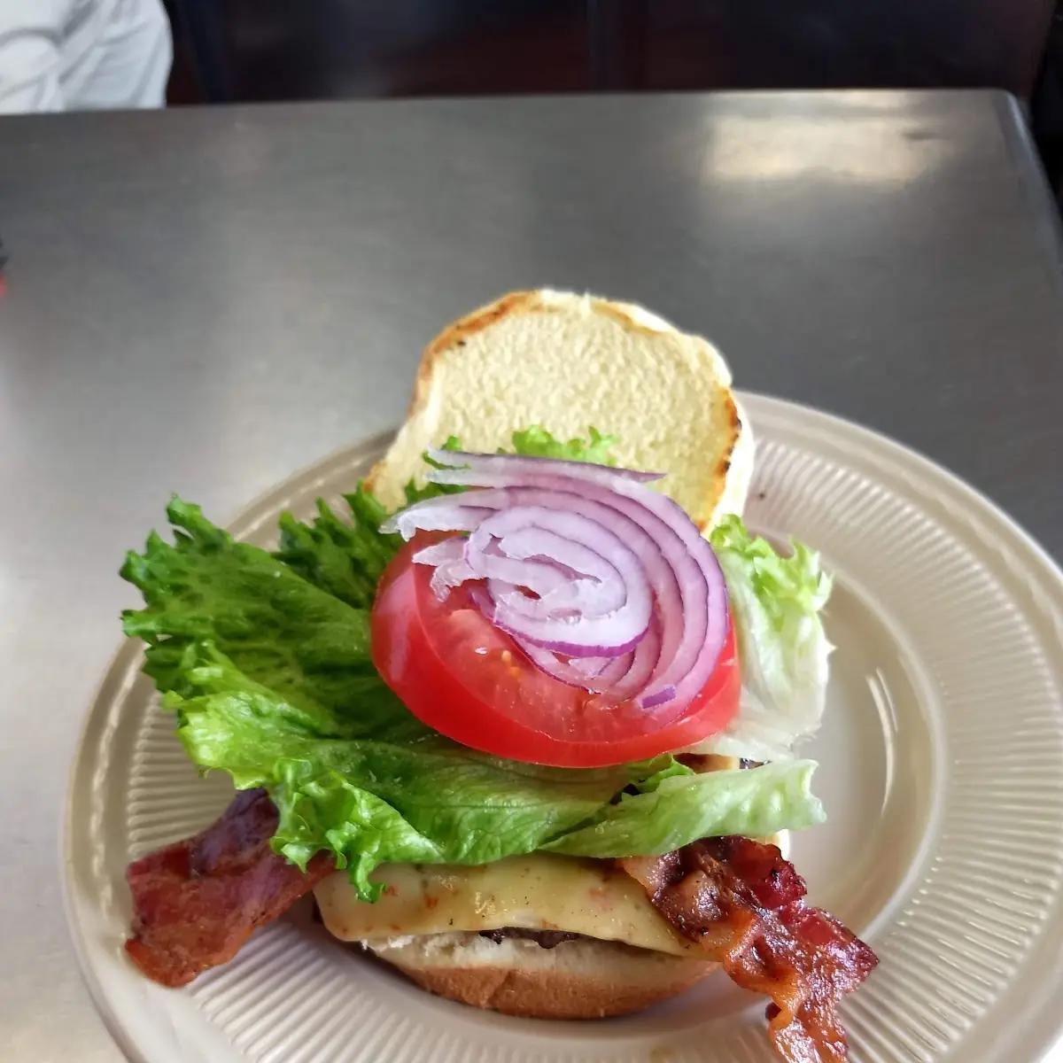 Make It a Deluxe Lettuce Tomato and Onions