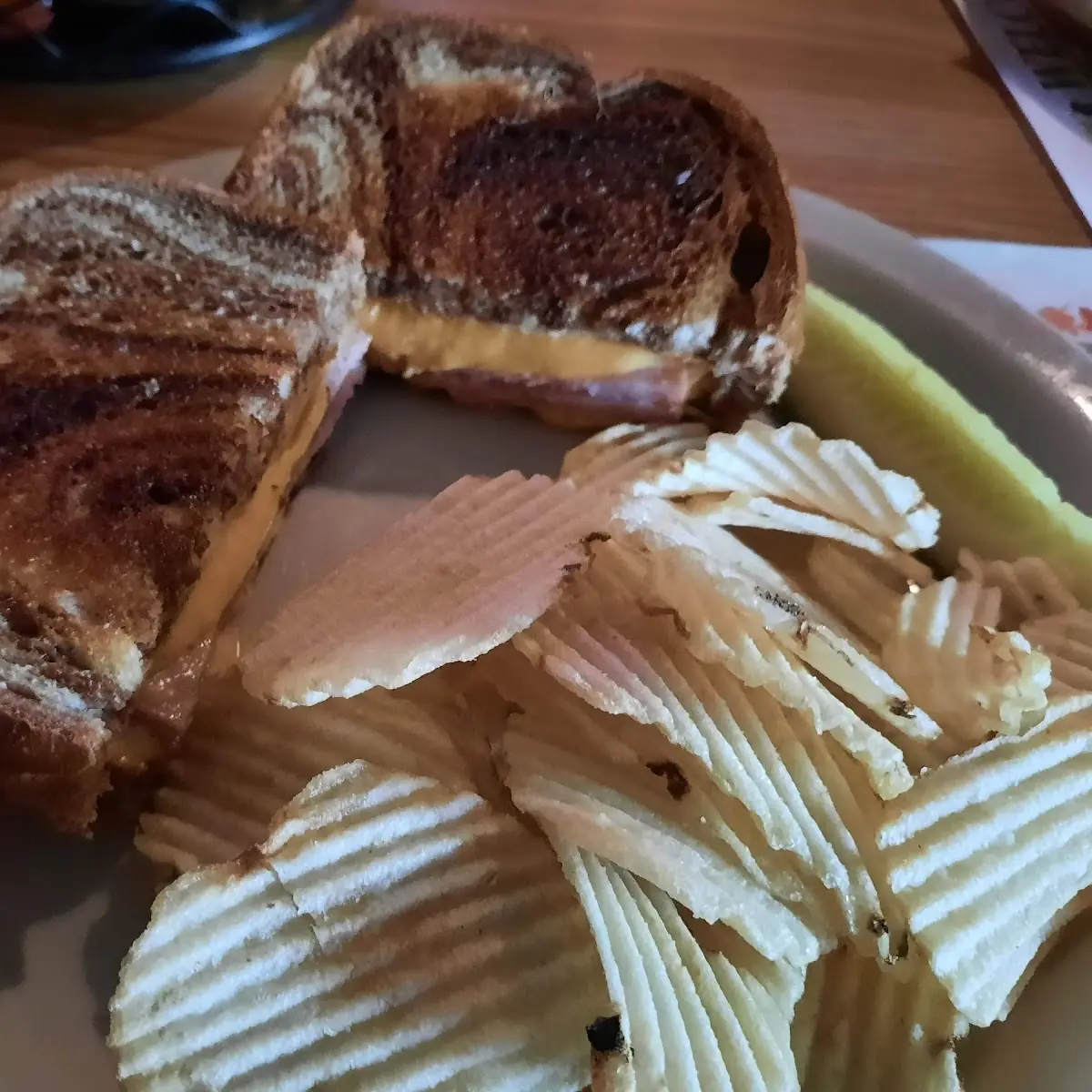 Grilled Ham and Cheese Sandwich