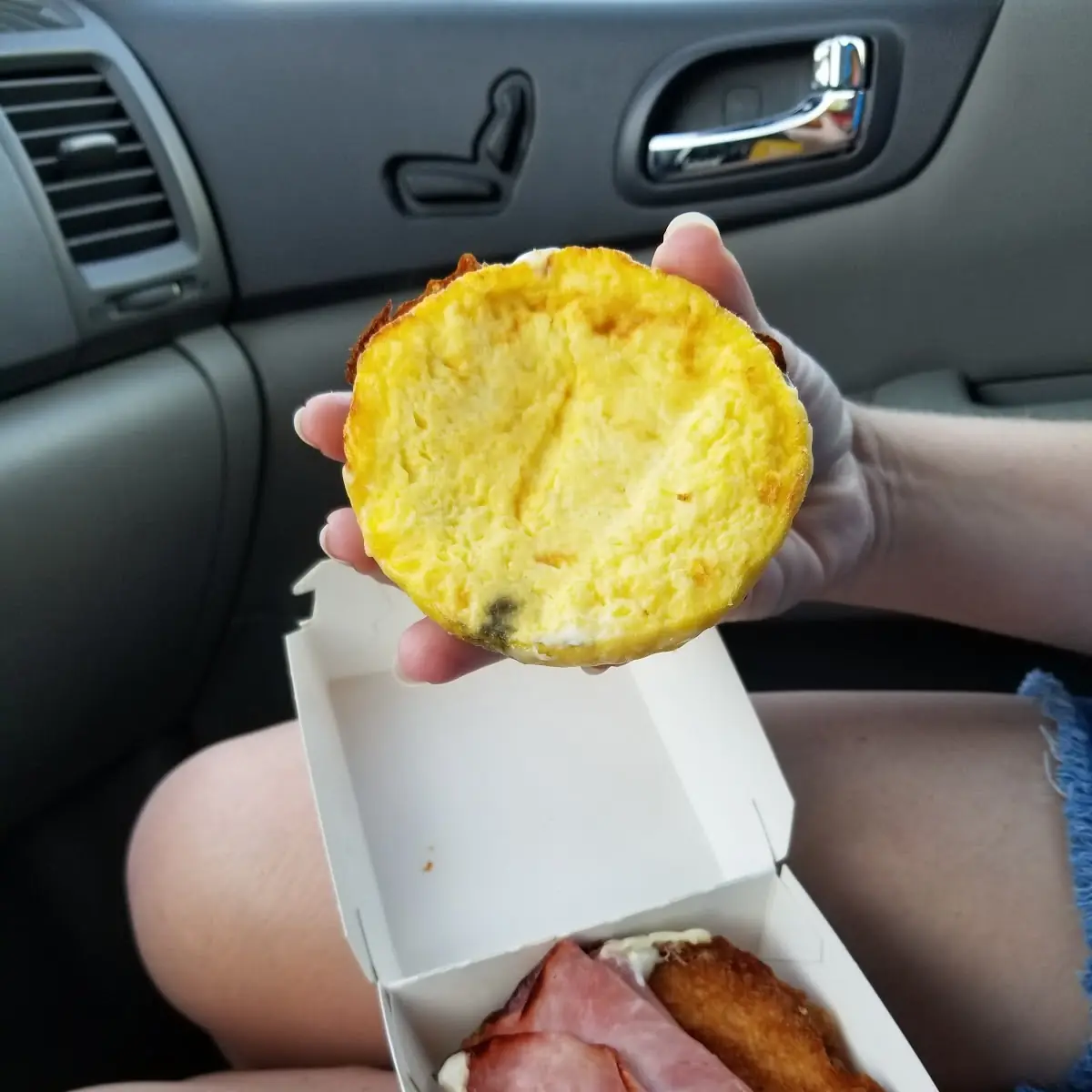 Ham Egg and Cheese Croissant