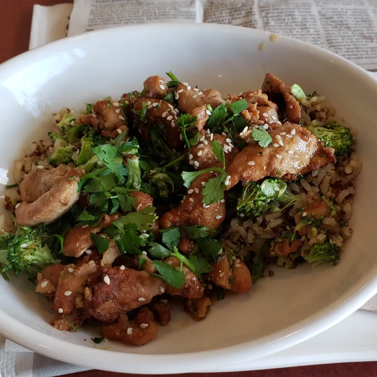 Teriyaki Chicken & Broccoli Bowl