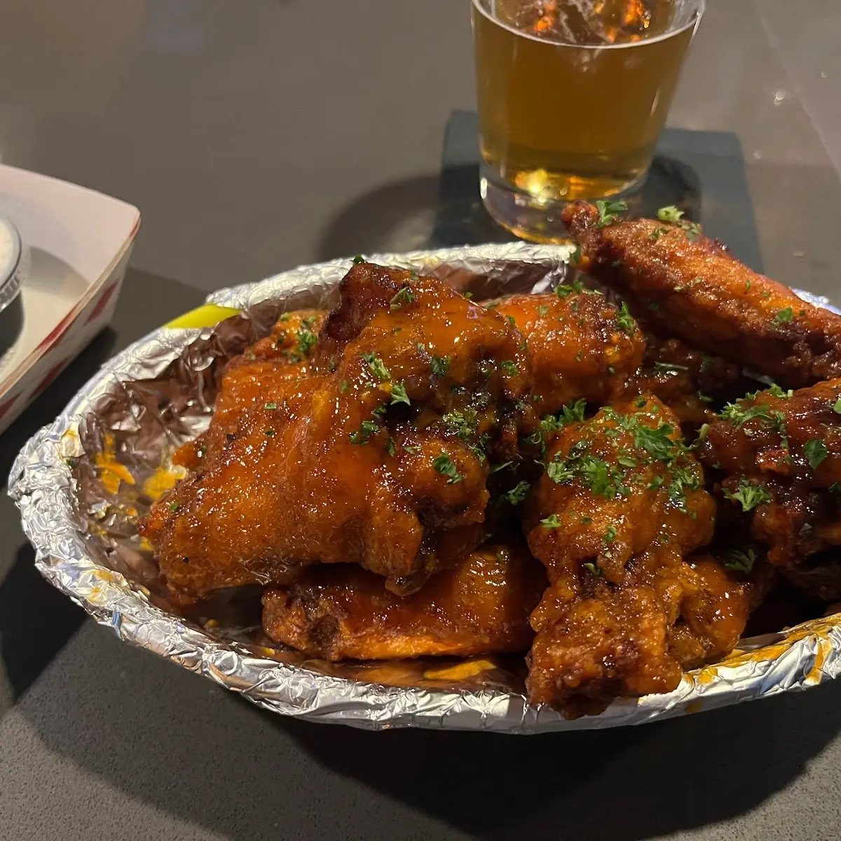 Chicken Wings with Fries