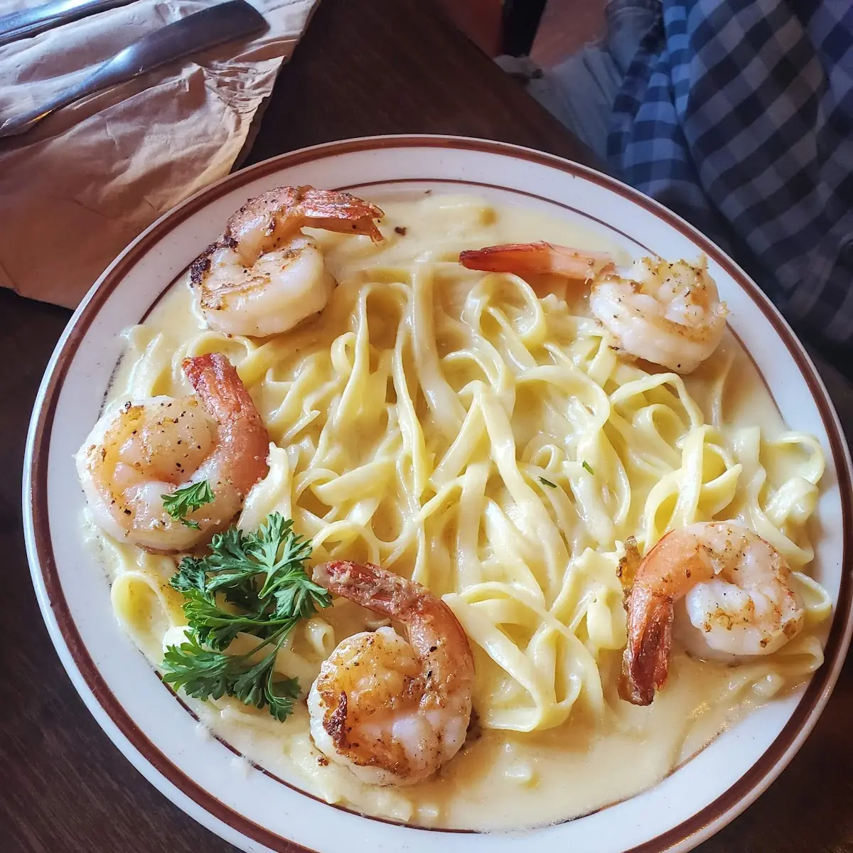 Shrimp Alfredo