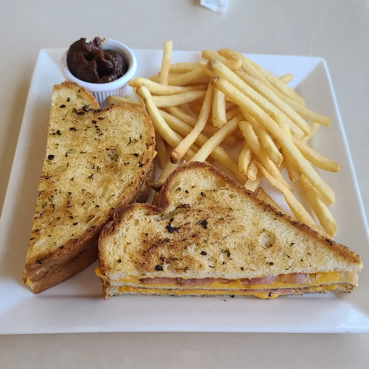 Grilled Cheese with Fries