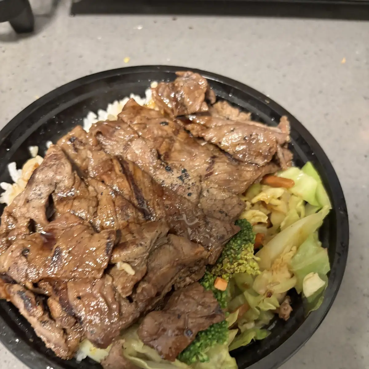 Beef and Broccoli with Rice Bowl