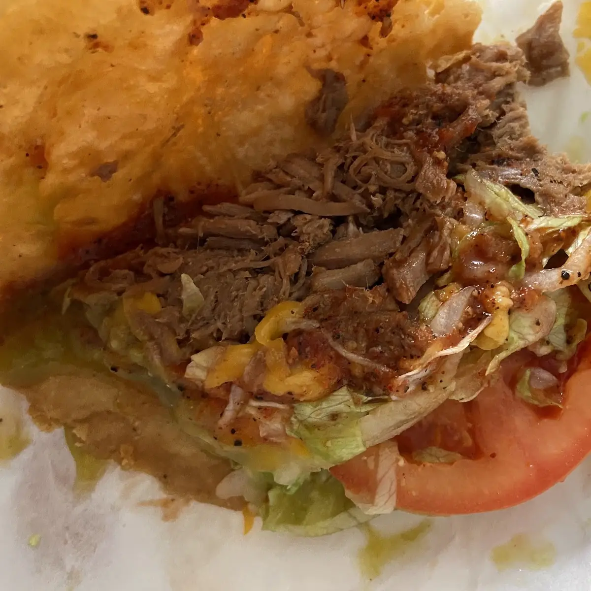 Shredded Beef Hard Taco