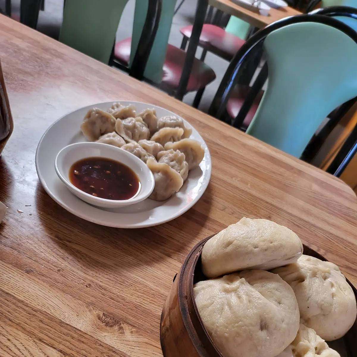 Pork Bun and Dumplings